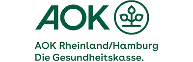 Logo AOK Rheinland Hamburg – Pflegekasse, mit der Pflegedienst Sterntaler abrechnet